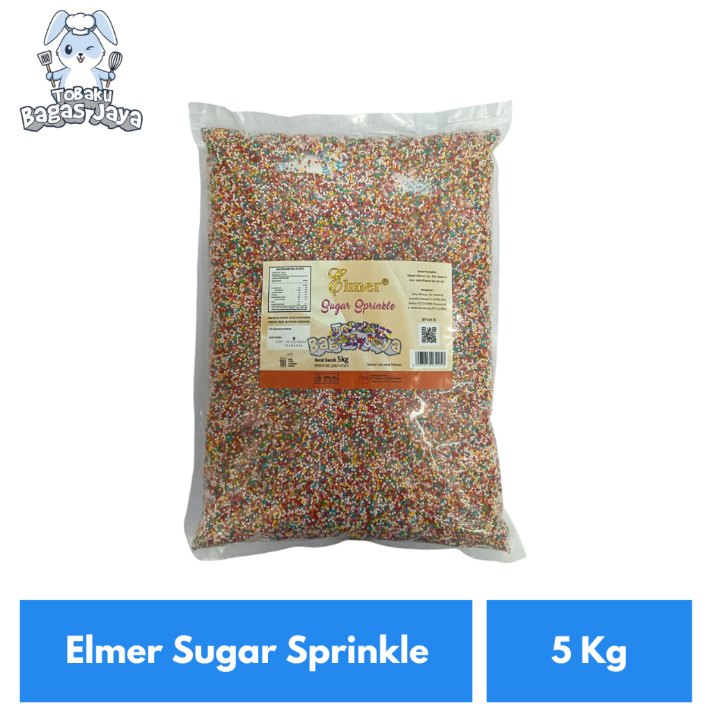 

Elmer Sugar Sprinkle Trimit Warna Warni 5 Kg