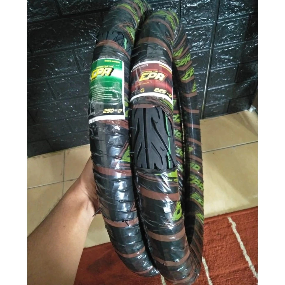 PROMO Paket Sepasang Ban Motor SHOGUN KHARISMA SUPRA SATRIA JUPITER DLL Ukuran 225 & 250 ring 17