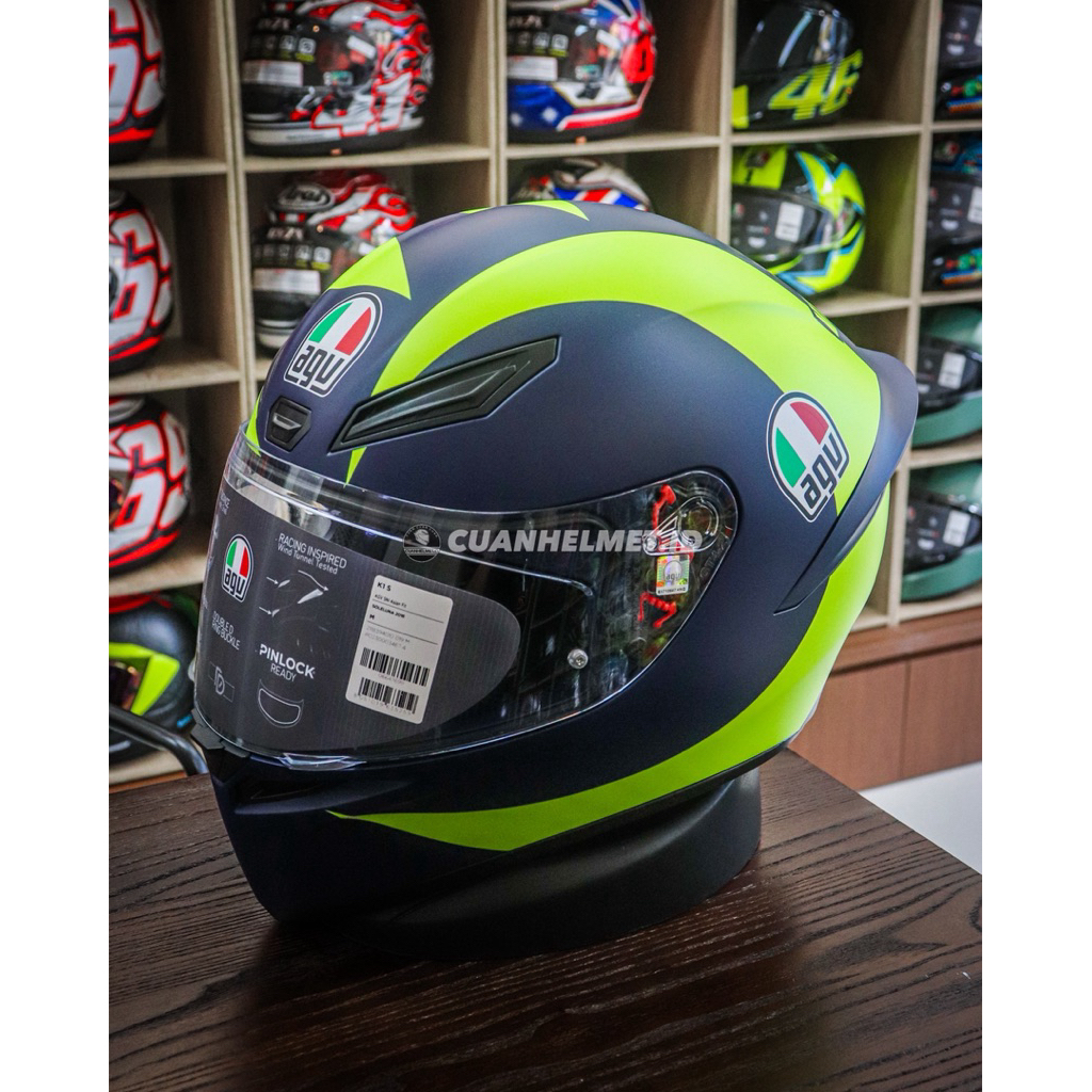 AGV K1 S Rossi Soleluna 2018 / Helm Full Face AGV Model Sport Original