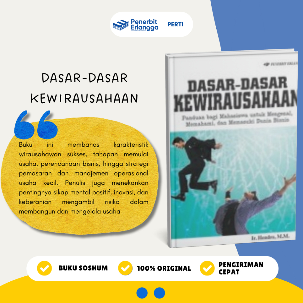 [Erlangga Official] Dasar-Dasar Kewirausahaan - Hendro Santono