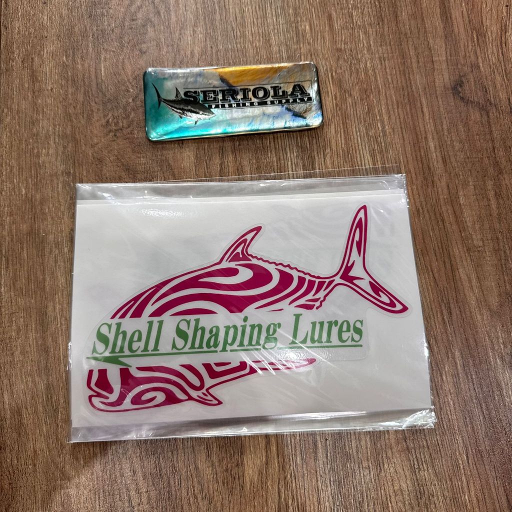 

STIKER SHELL SHAPING LURS UKURAN 14X22 CM