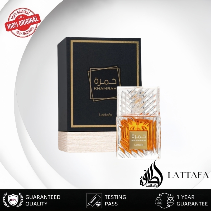 100%original/Lattafa Khamrah Parfum 100ml/Khamrah Lattafa/Lattafa Unisex Parfum EDP/Lattafa Khamrah 