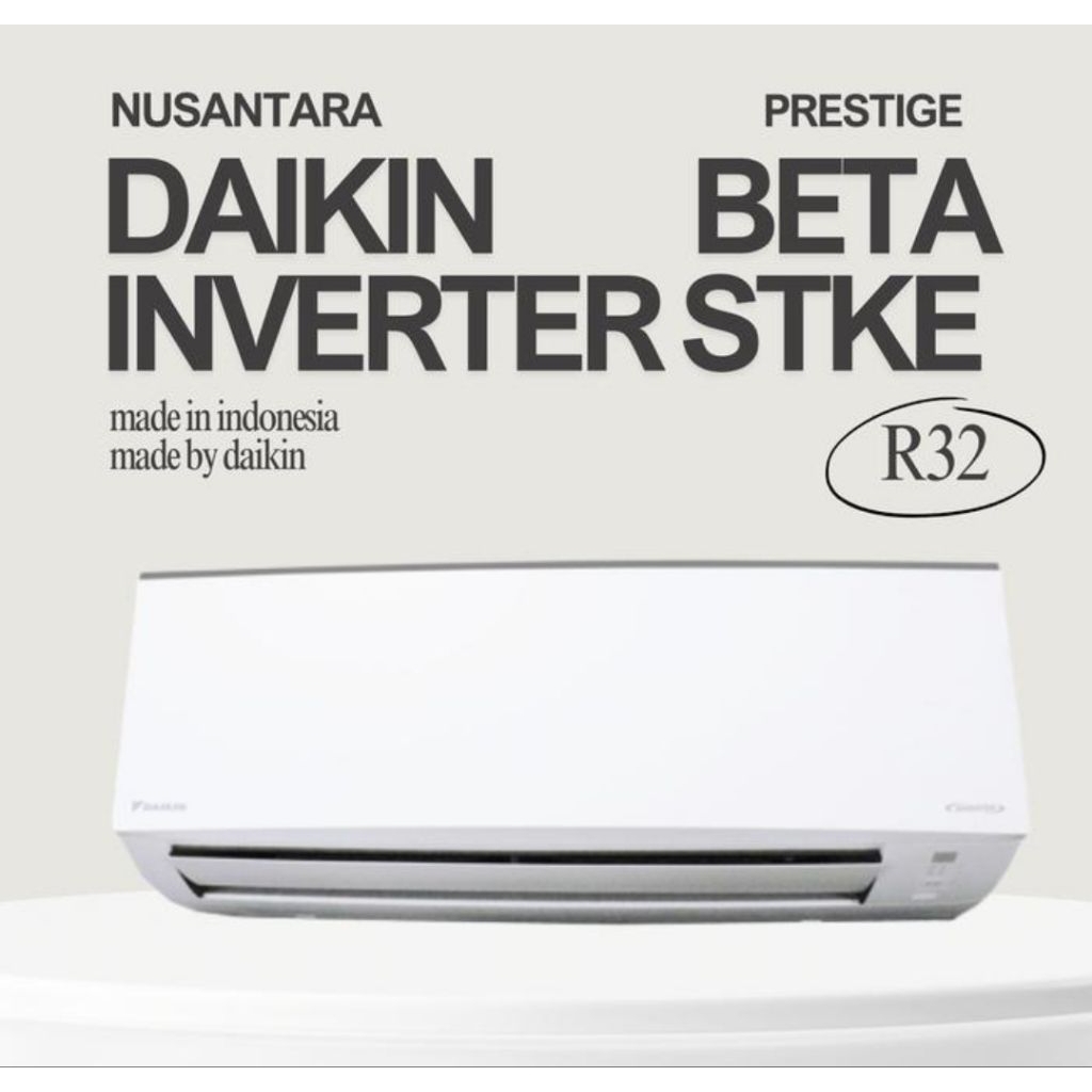 AC DAIKIN INVERTER BETA 0,5PK/0,75PK/1PK STKE TERBARU 2025