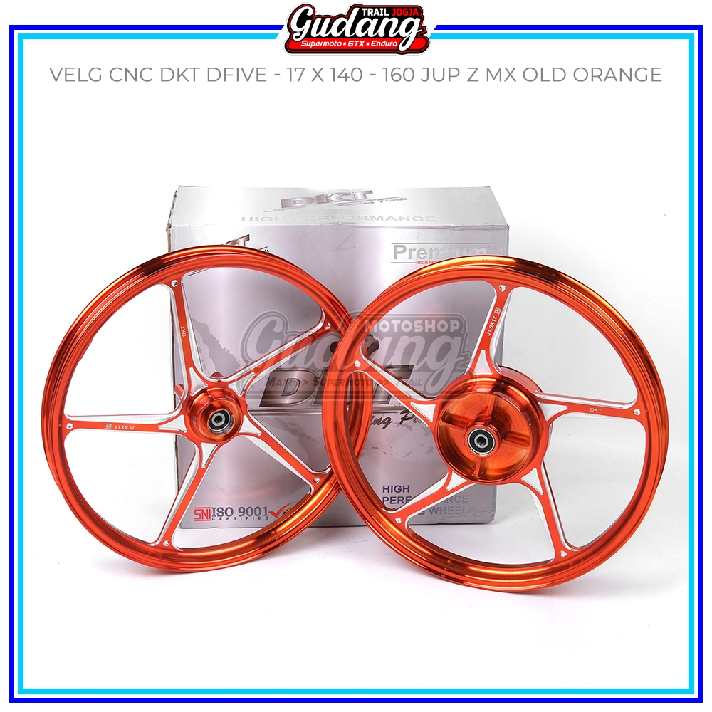 Velg Velek Set DKT DFIVE AK55 Palang 5 Depan Belakang Ring 14 x 160 185 Ring 17 140 160 185 Vario 11