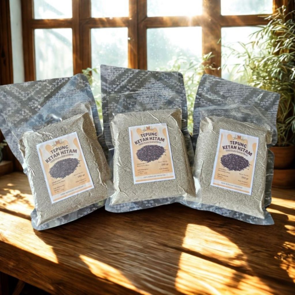 

Original premium Tepung ketan hitam asli cianjur 250Gram