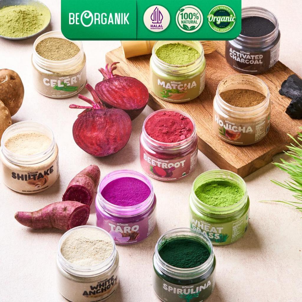 

Beorganik Superfood Powder All Variants - Bahan Alami & Organik - Halal & 100% Pure