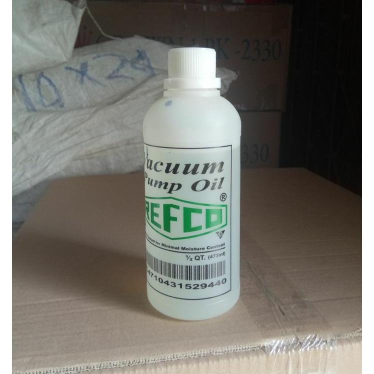 Oli Vacuum Pump Refco 473 Ml/ Oil Vacum Value Oli Vacum