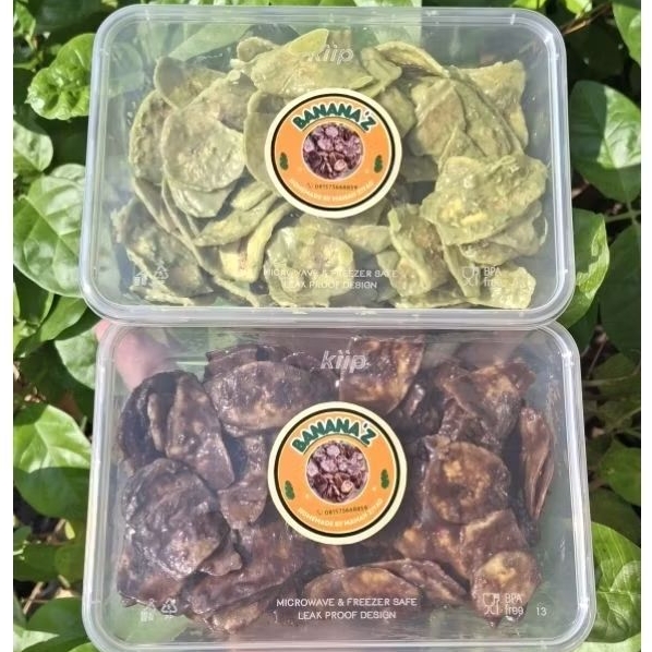 

Keripik pisang rasa coklat|matcha| 2 varian rasa coklat matcha|isi 170g