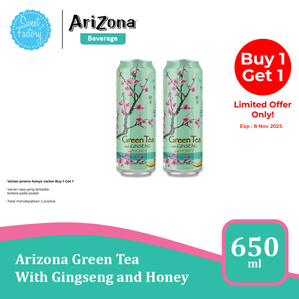 

Arizona - 3 Varian Rasa Minuman Impor USA