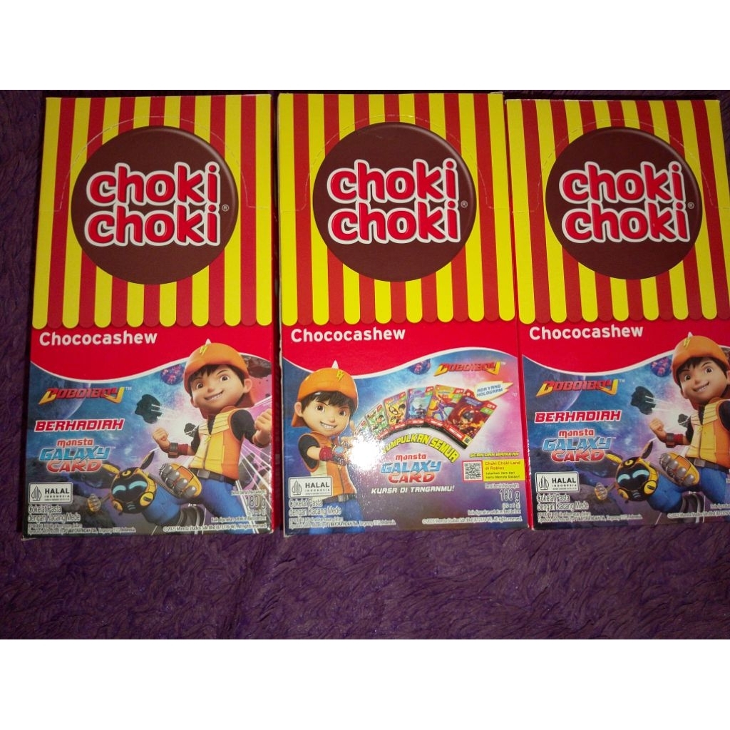 

Choki Choki isi 20 pcs x Monsta Galaxy Card Boboiboy pasti dapat kartu Hologram