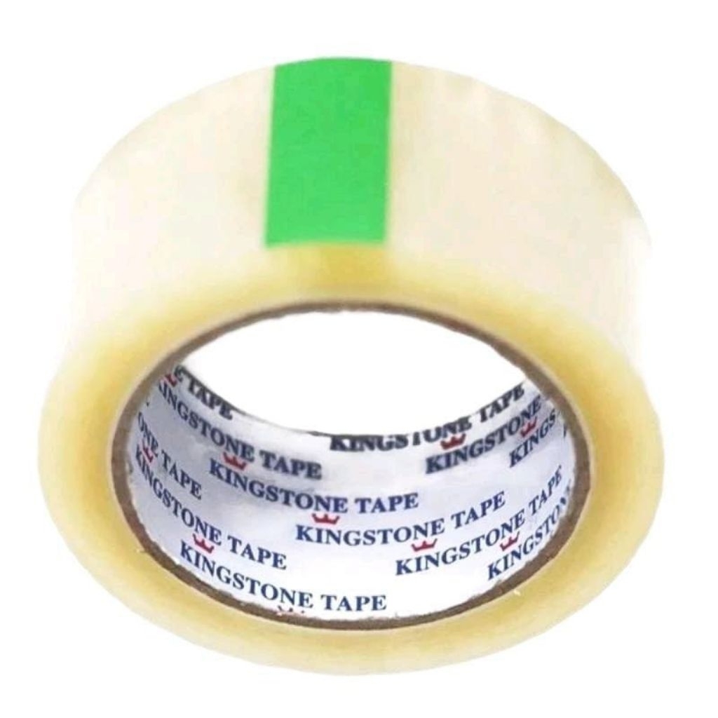 

Lakban bening 45mm 72yard Kingstone Tape 45mm Isolasi bening Lakban kardus dan Plastik (Merek Random)