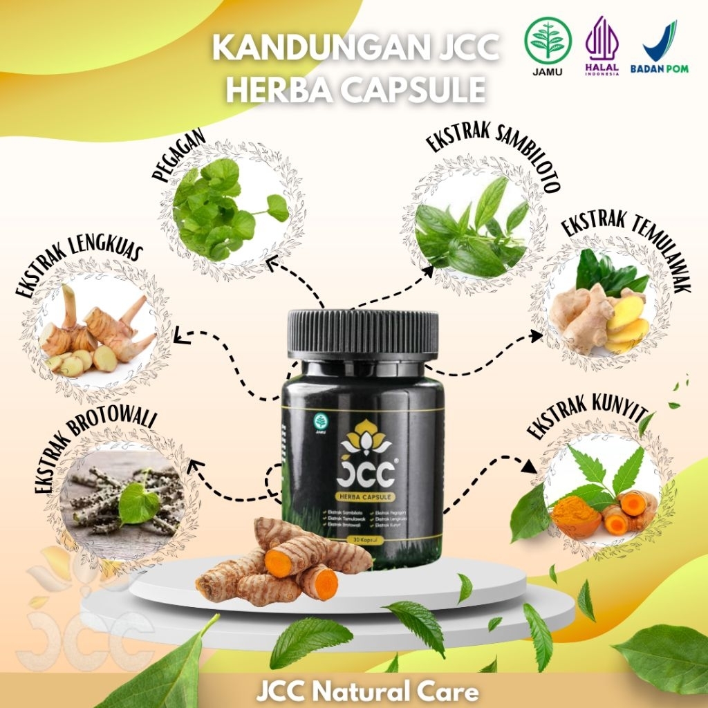 

JCC Herba Capsule – Rahasia Sehat Alami dalam Setiap Butir | Herbal Komplit & Berkhasiat