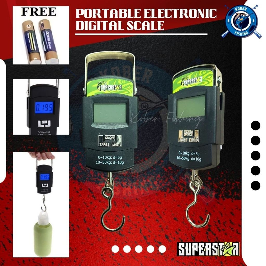 TIMBANGAN GANTUNG / TIMBANGAN IKAN DIGITAL MAX 50KG