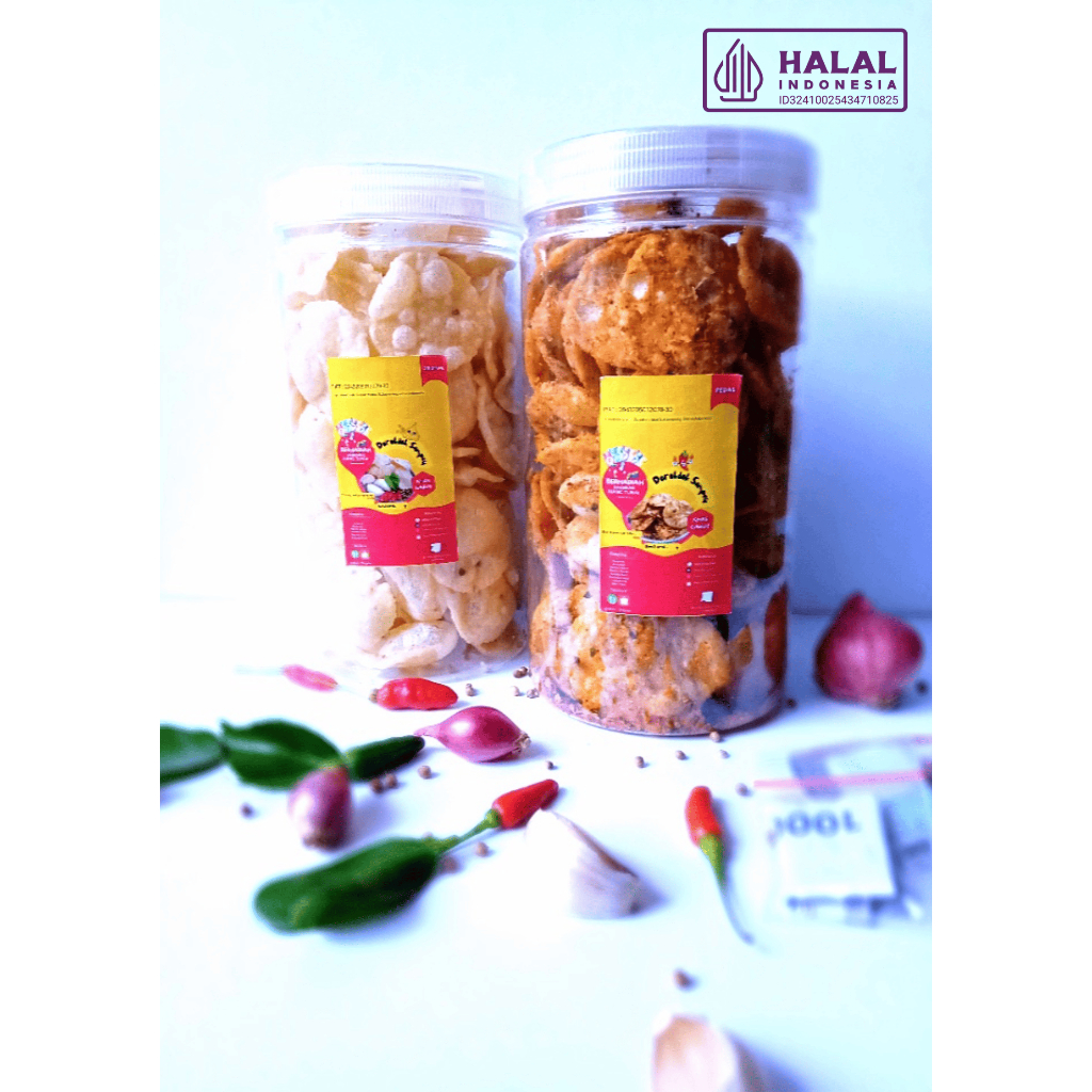 

BERHADIAH-Cemilan Pedas-Khas Garut-Dorokdok Sampeu-Cipak