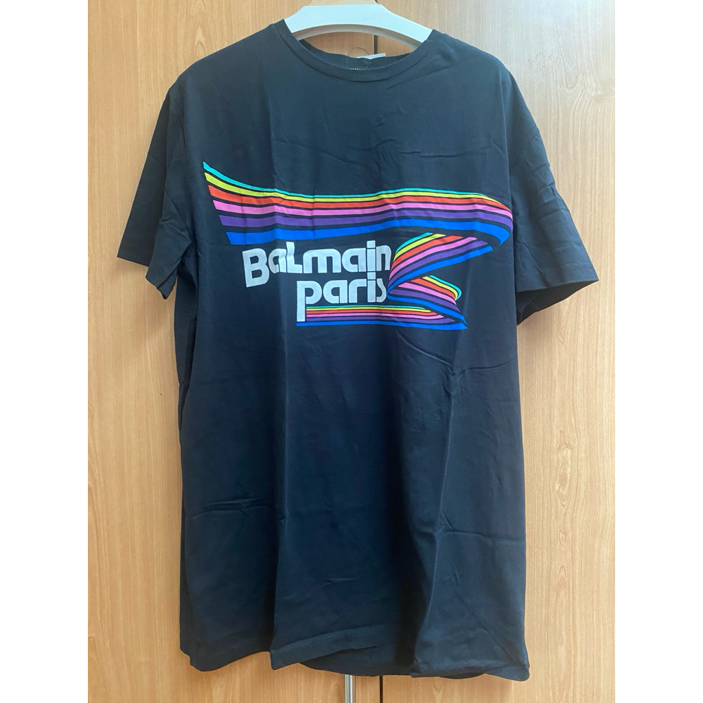 Balmain Paris Graphic Print Tshirt BNWT