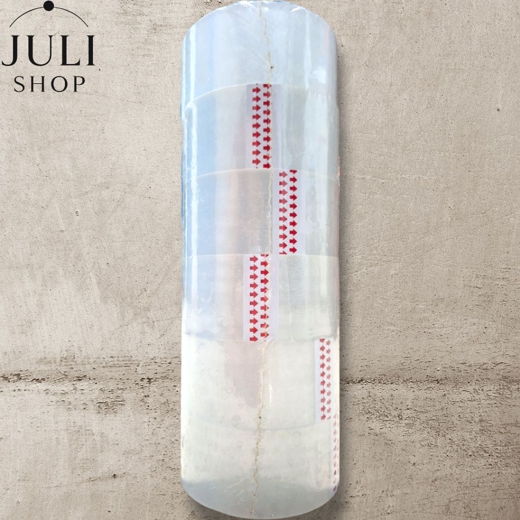 

Lakban OPP Bening 80m 90yard 48mm Berry Tape (6pcs/1slop) /Isolasi Bening Besar