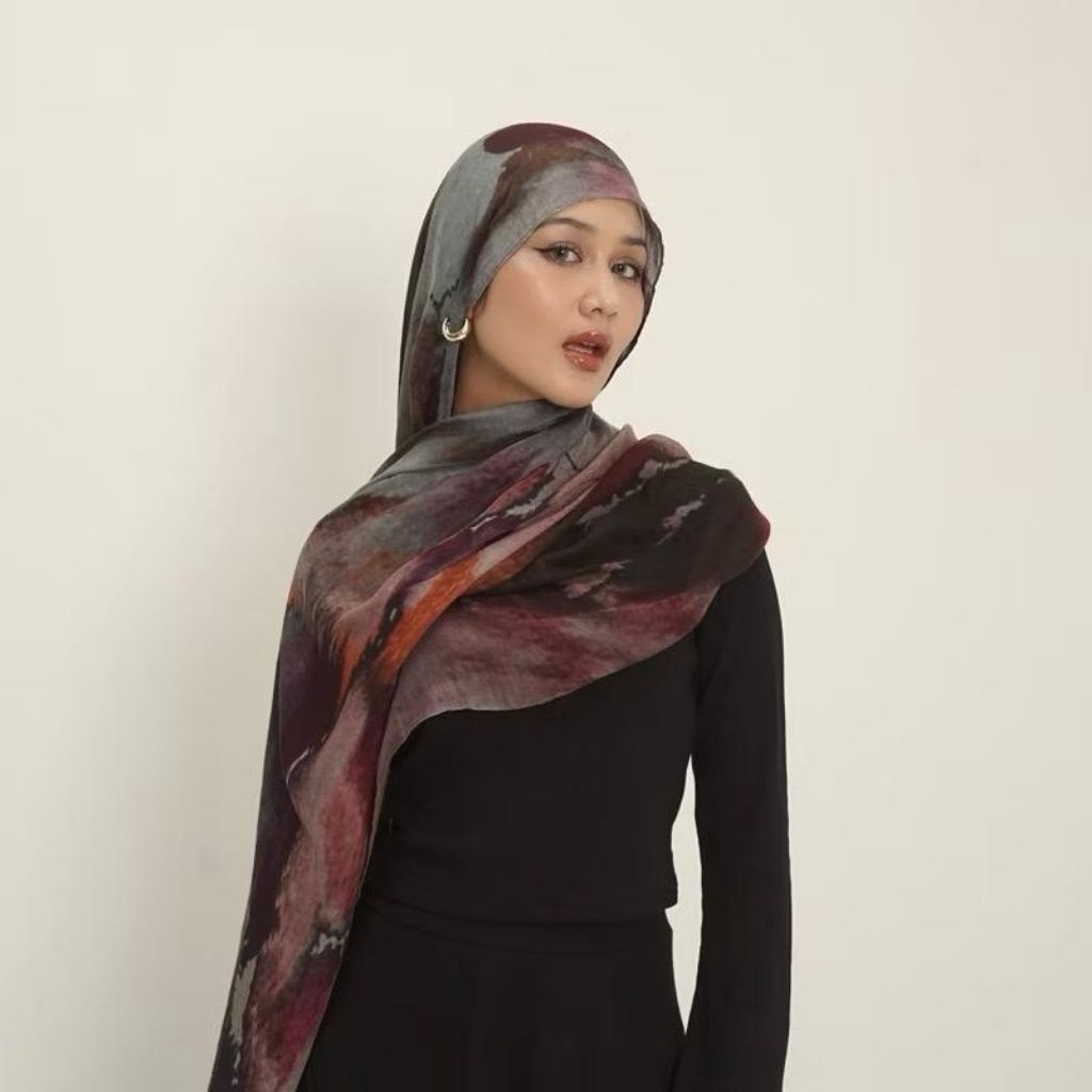Ready Stock | Pashmina Shawl Printed | Pashmina Viscose Printed | Pashmina Turkey Gradasi | Pashmina