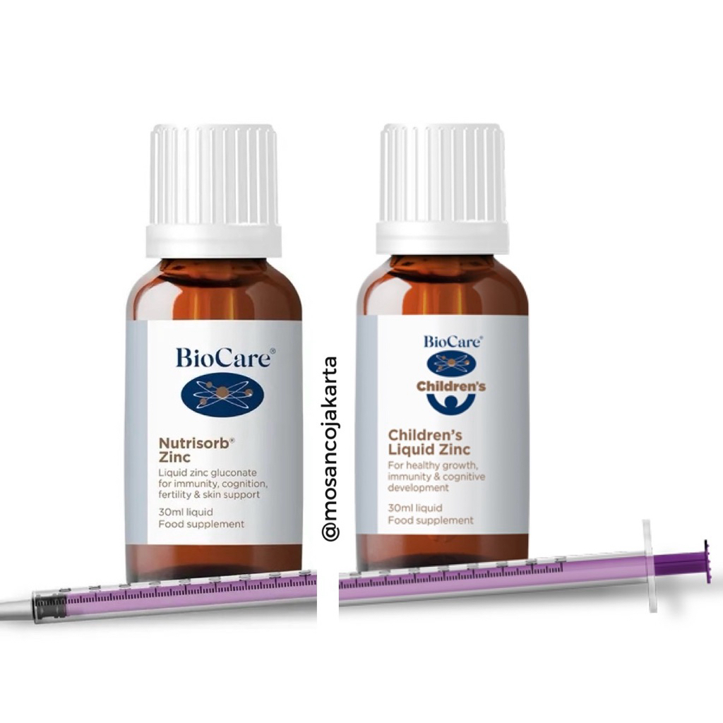 READY STOCK Biocare Nutrisorb Zinc Children Liquid Zinc