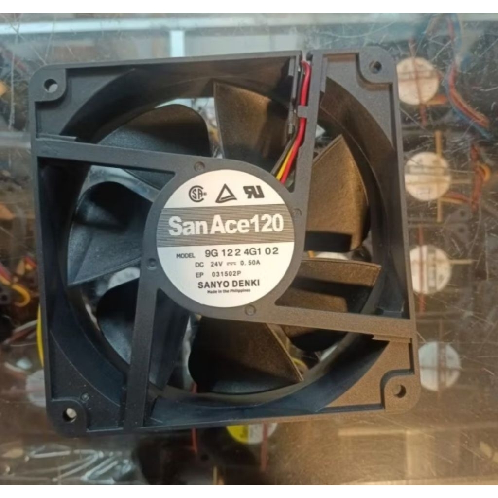 Fan Cooler San ace120 model 9G1224G102 DC 24V0.50A Sanyo denki