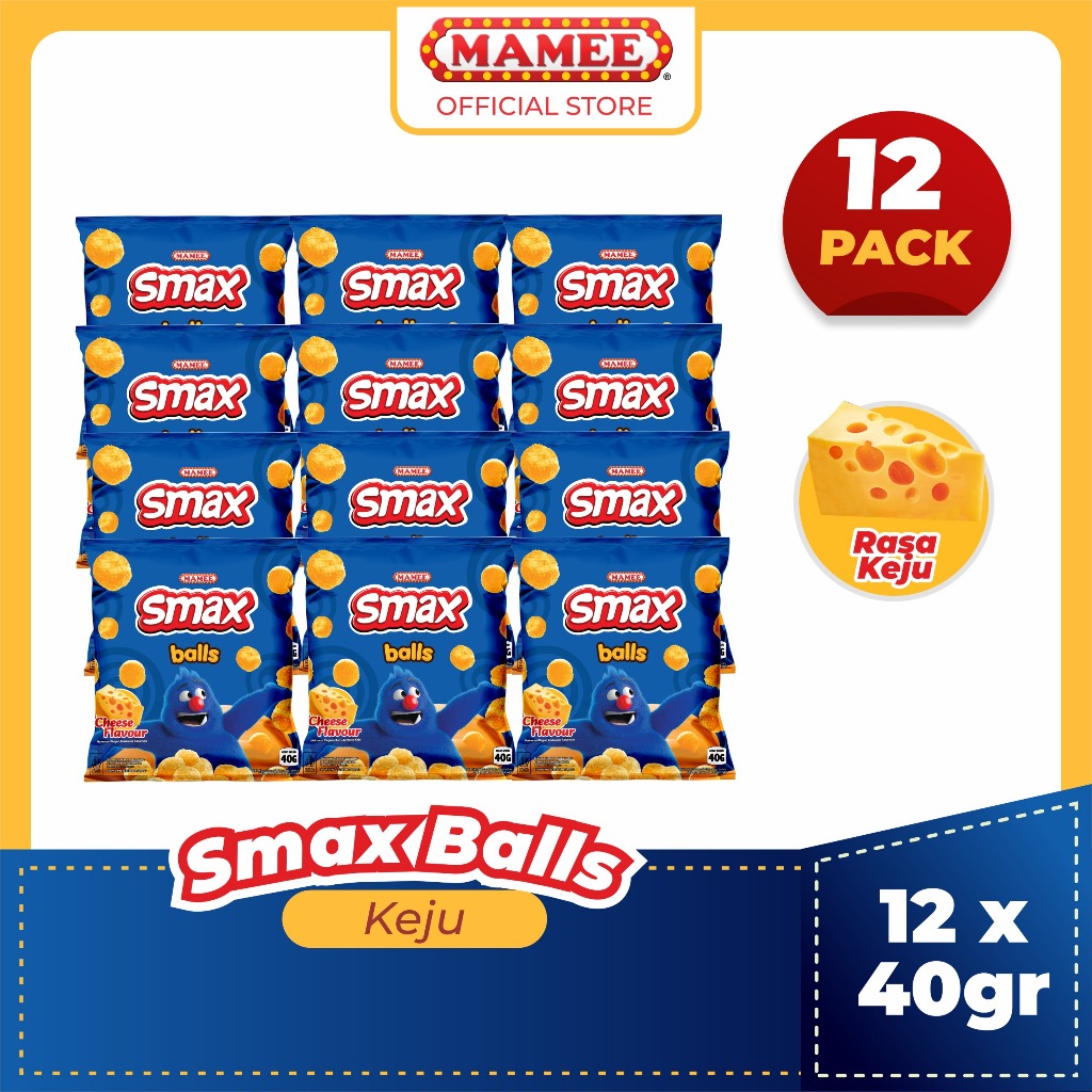 

Smax Ball Keju Family Size 40gr - 12 Pcs
