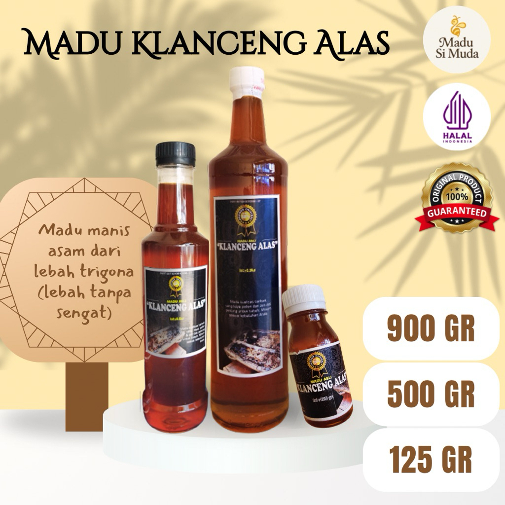 

MADU KLANCENG ALAS 900GR 500GR 125GR MADU LEBAH TRIGONA RAW HONEY MADU ALAMI TANPA CAMPURAN TANPA PERASA TAMBAHAN 100% ASLI MADU MURNI MADU PATI MADUSTORE MADU ASAM SOUR HONEY PUSAT MADU MURAH MINUMAN HERBAL SEHAT OBAT DIABETES MADU LANGKA MADU TERBAIK