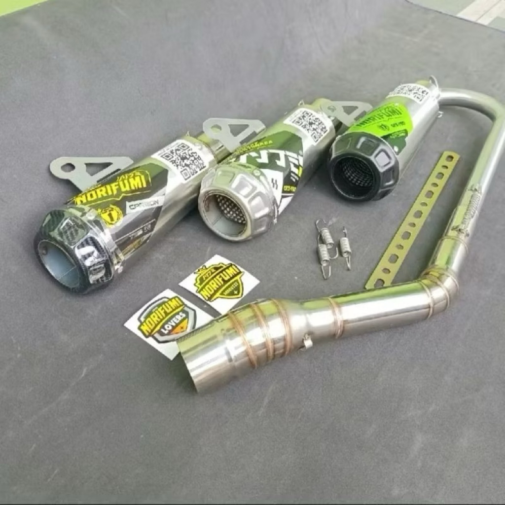 Knalpot Norifumi GTX bebek Jupiter Vega Kharisma Supra Revo Blade Astrea dll