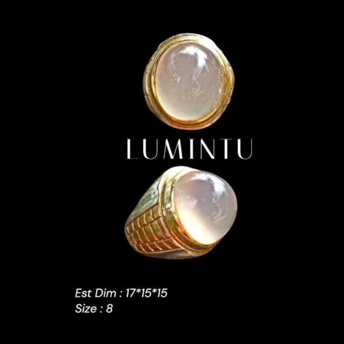 Cincin Bacan Obi Putih