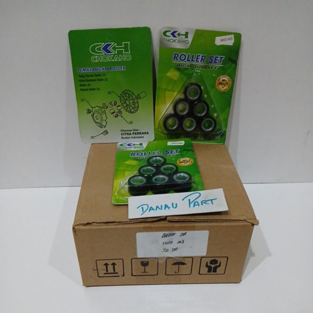 roller set roller komplit standart mio m3 mio z mio soul gt 125 mio fino 1 dus 20 set kode 2PH termu
