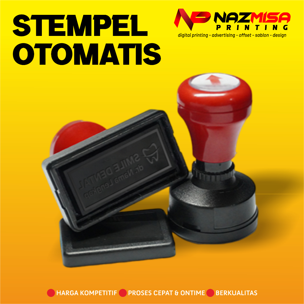 

Stempel Otomatis "1 jam selesai" termurah