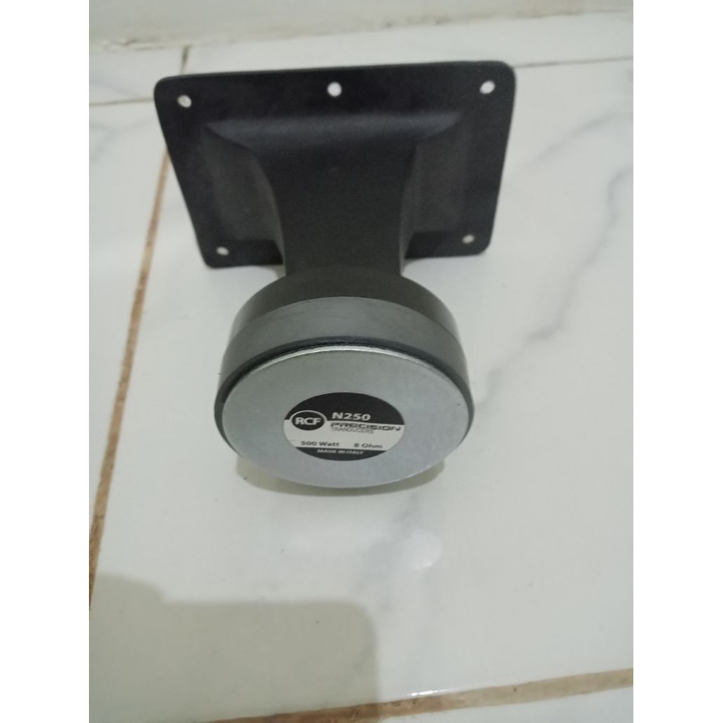 Paket Rcf N250 / driver tweeter plus horn/ corong 10x15 bahan alumunium model drat