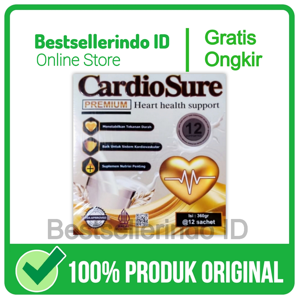 

Paket Murah Cardiosure Susu Obat Hipertensi Kolesterol Darah Tinggi Dan Asam Urat Original Asli