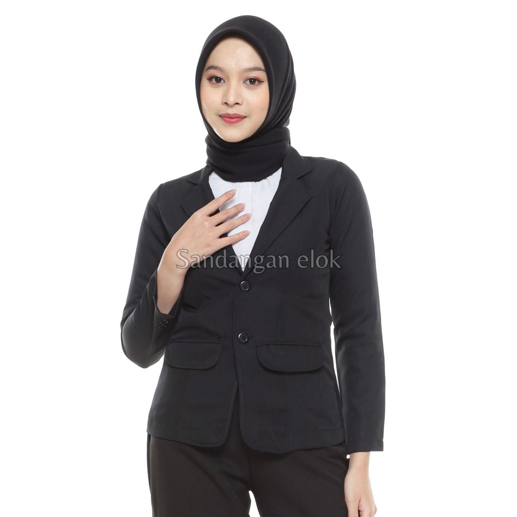 Hot Sale Best Sale Jas Sidang Skripsi Wanita Blazer Wisuda Wanita