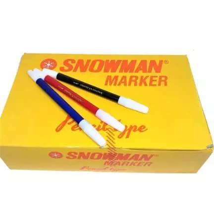 

SNOWMAN SPIDOL KECIL MARKER PENCIL TYPE (12 PCS)