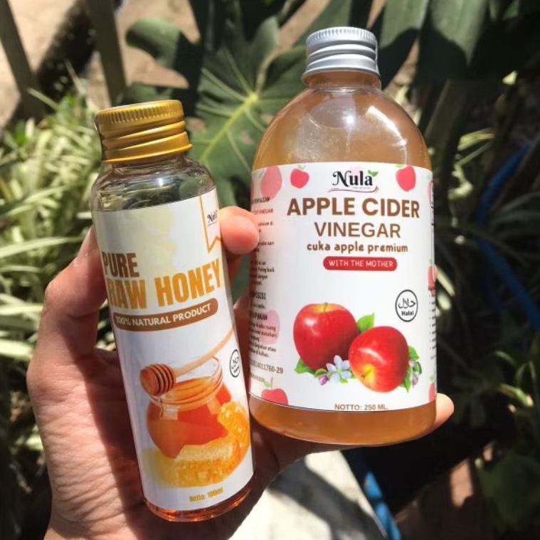 

CUKA APPEL + MADU | madu murni cuka apel 250ml 100% murni