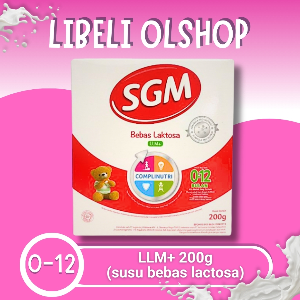 SGM LLM+ 200 gr (susu bebas lactosa) L1014