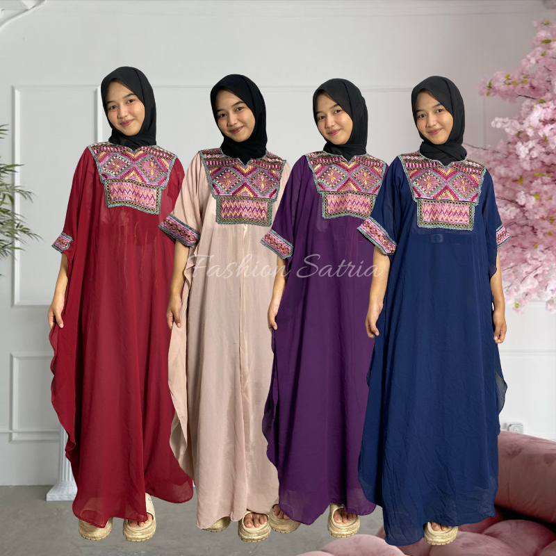 Grosir Kaftan Terbaru Kekinian | Kaftan Super Jumbo | Kaftan Kondangan Termurah