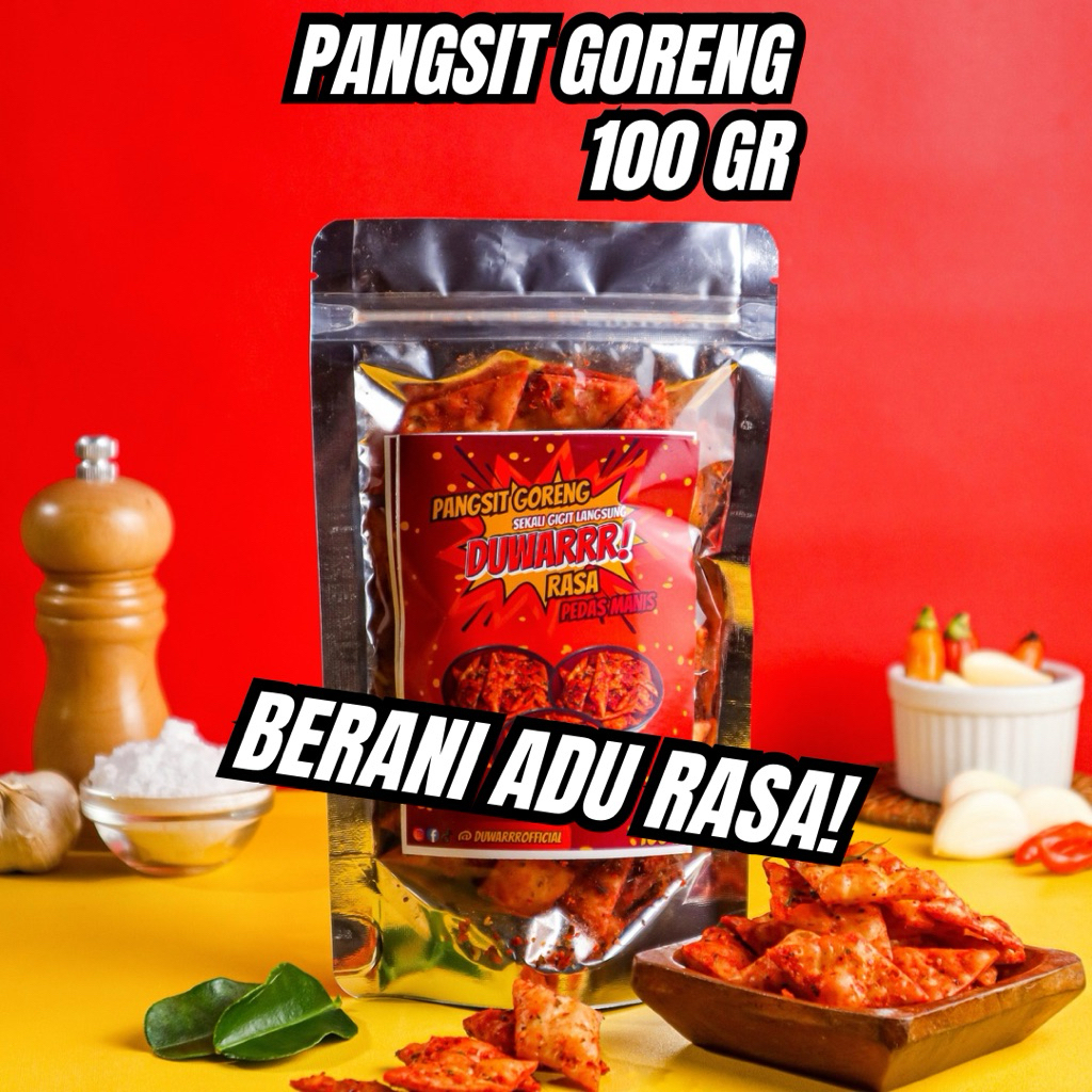 

DUWARRR! Pangsit Goreng 100gr – Sekali Gigit Langsung Duwarrr