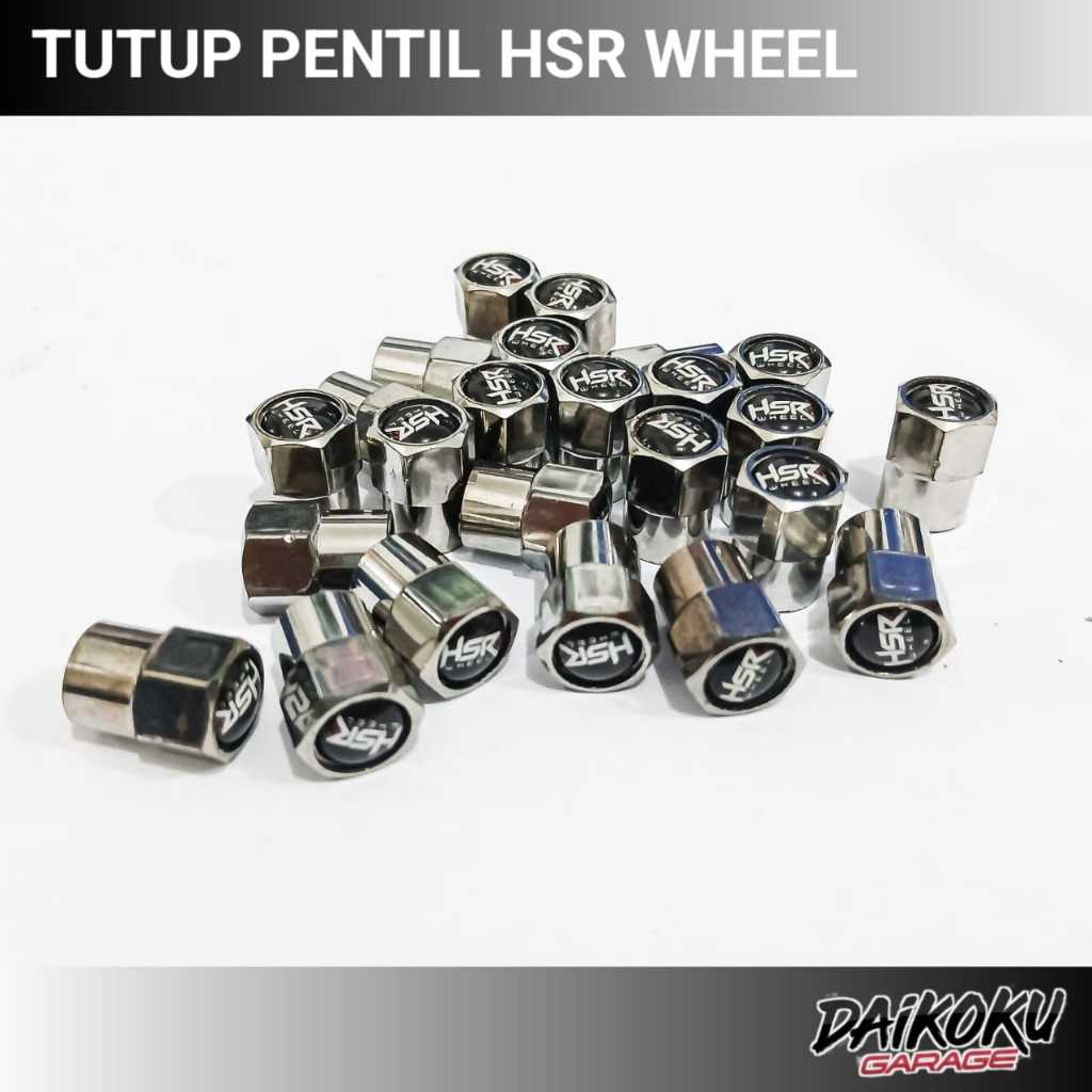TUTUP PENTIL HSR WHEEL ORIGINAL TUTUP PENTIL KEREN MOBIL DAN MOTOR