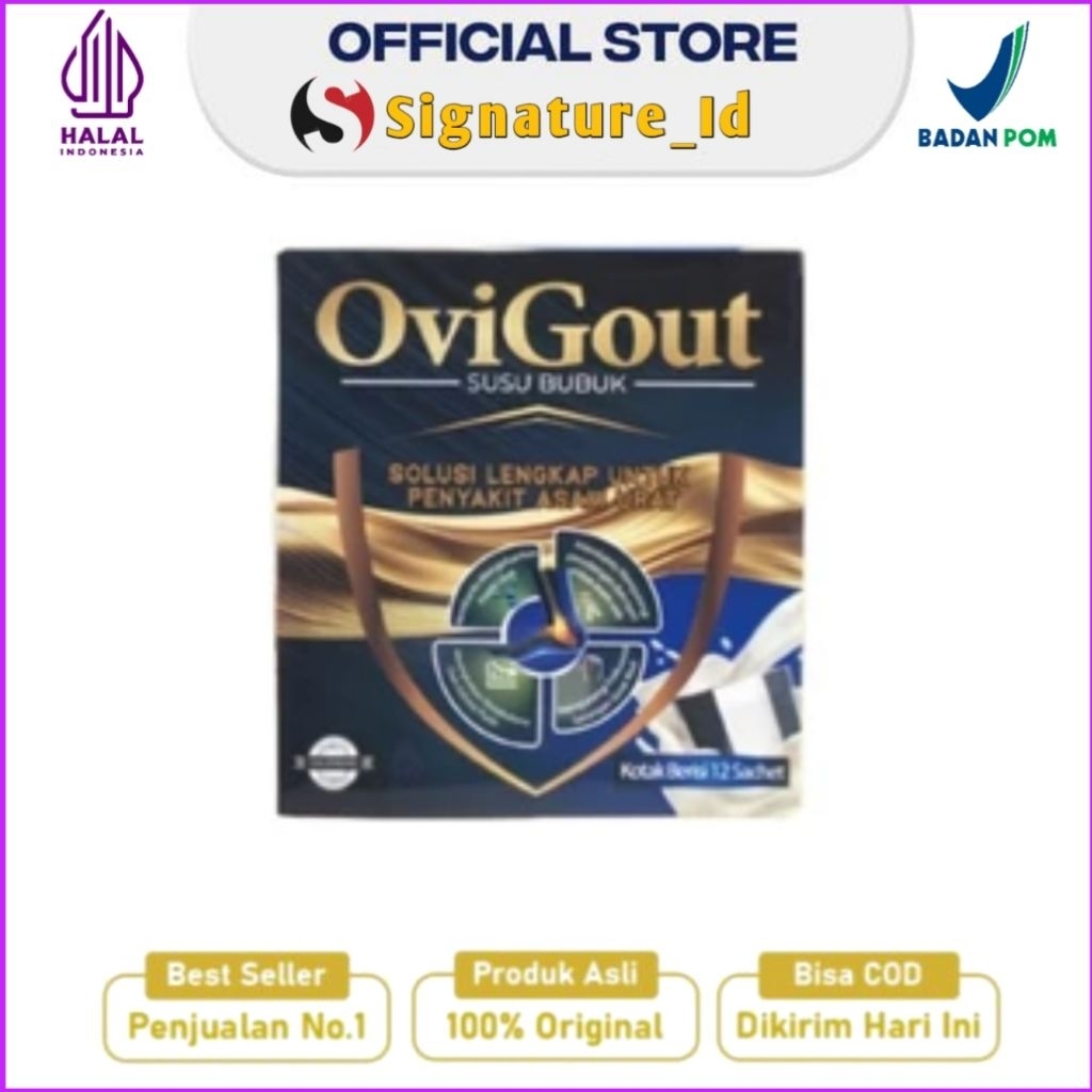 

OVIGOUT SUSU MILK ASLI ATASI NYERI SENDI ASAM URAT ORIGINAL