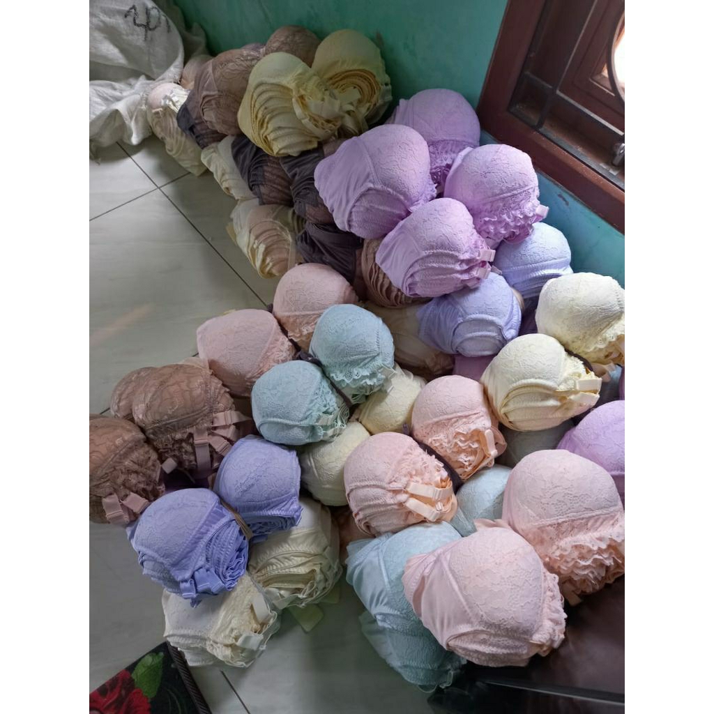 Bra Wanita Sexy Isi 12 Pcs .Bh Wanita Premium .Bh Sexy .Bra Renda