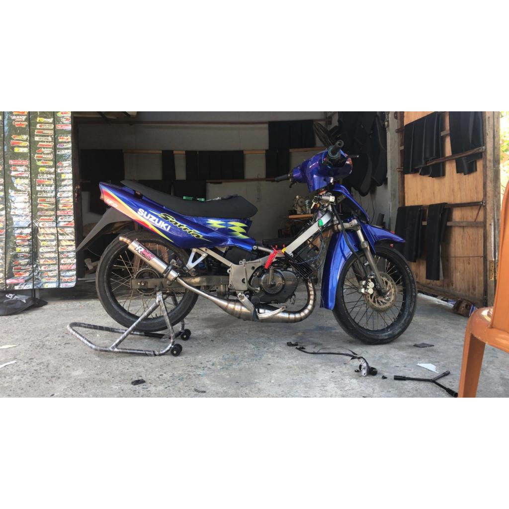 knalpot satria 2 tak bm power satria repsol RMS