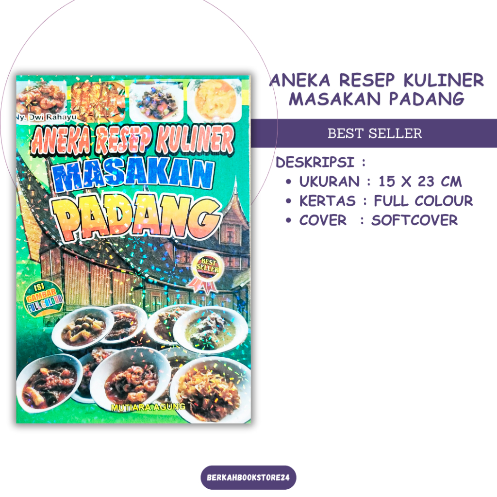 Buku Aneka Resep Kuliner Masakan Padang - Ny. Dwi Rahayu