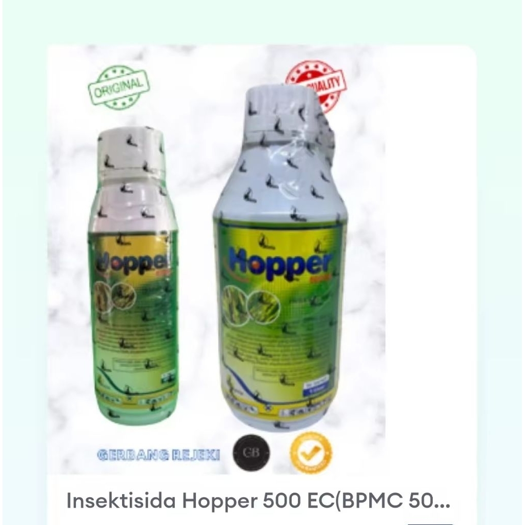 Periksa Insektisida Hopper 500 EC(BPMC 500 g/l)