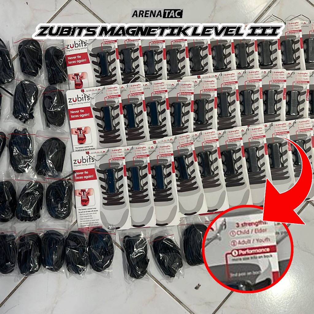 Arenatac - Zubits Magnet shoes Level 3 Solusi Praktis Tali Sepatu / Zubits Magnet Level 3 Sepatu PDL