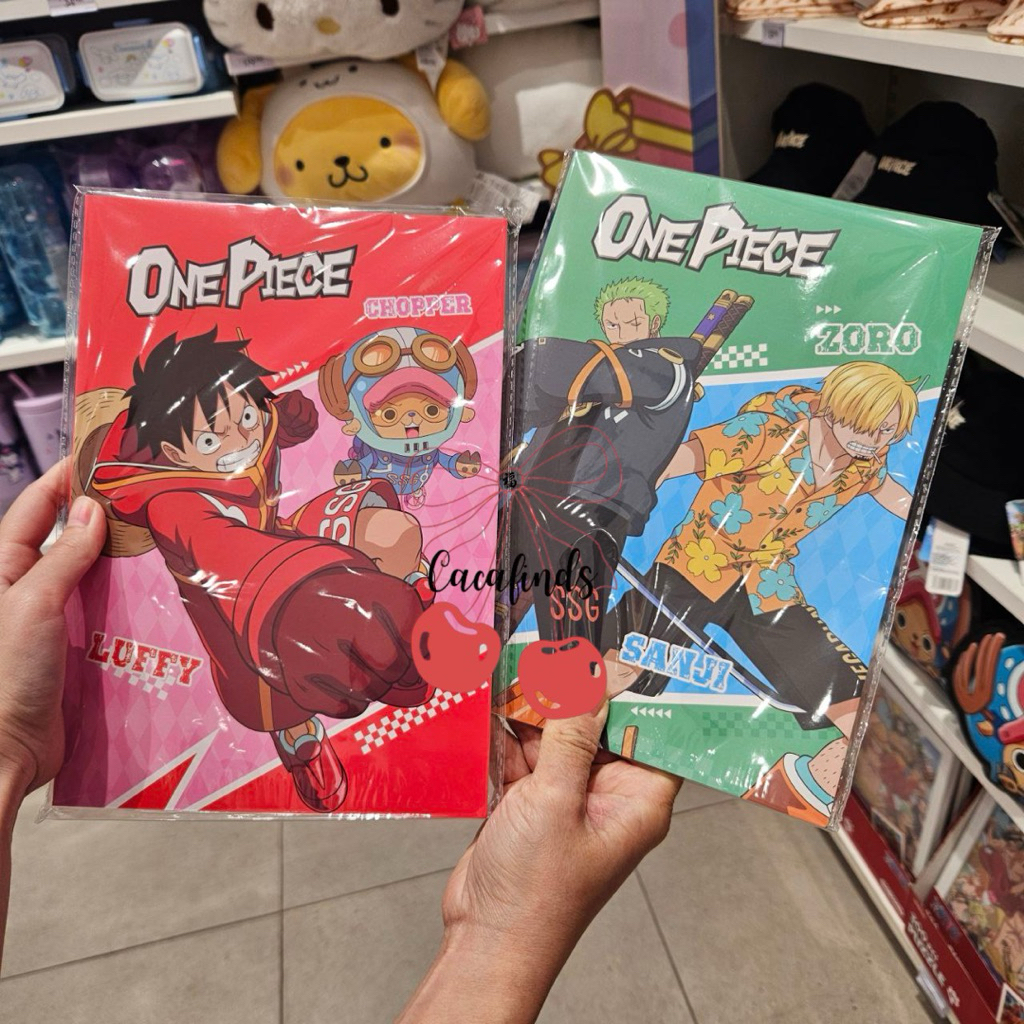 

MINISO x One Piece 2.0‼️Buku Catatan / Notebook Gluebook One Piece Classic Collection (Luffy / Zoro)