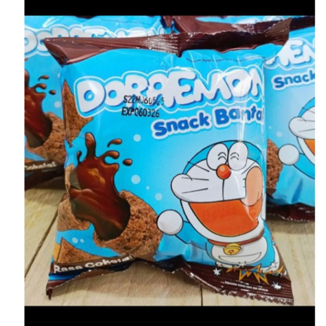 

snack bantal doraemon berhadiah rasa coklat bisa untuk hampers
