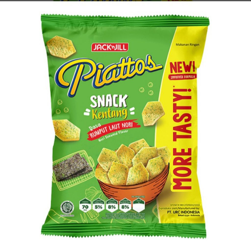 

PIATTOS SNAVK KENTANG RUMPUT LAUT 68 GR