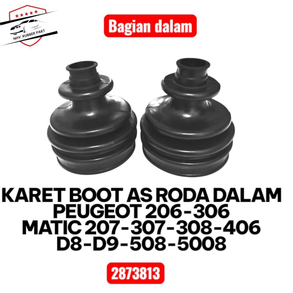 KARET BOOT TUTUP AS RODA CV JOINT DALAM PEUGEOT