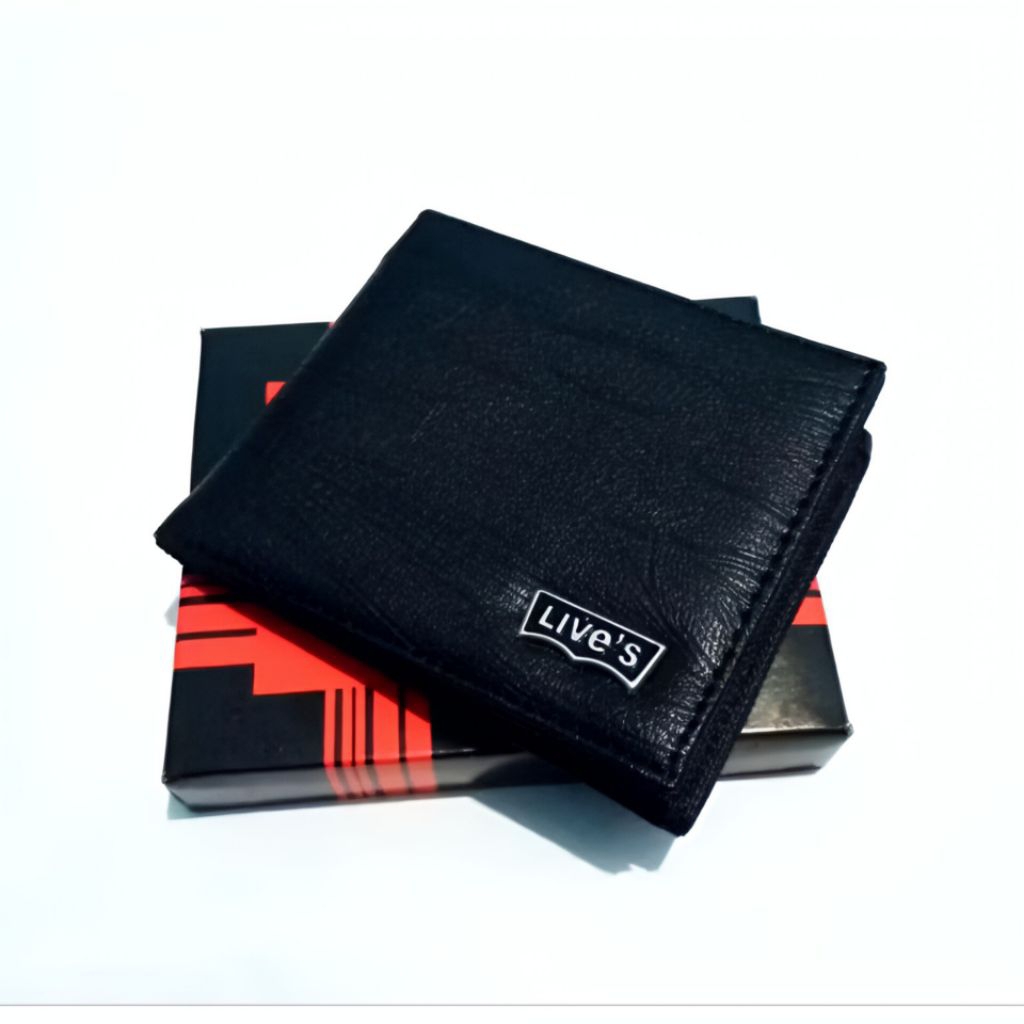 dompet kulit pria tempat uang cowok dompet saku lipat tempat kartu