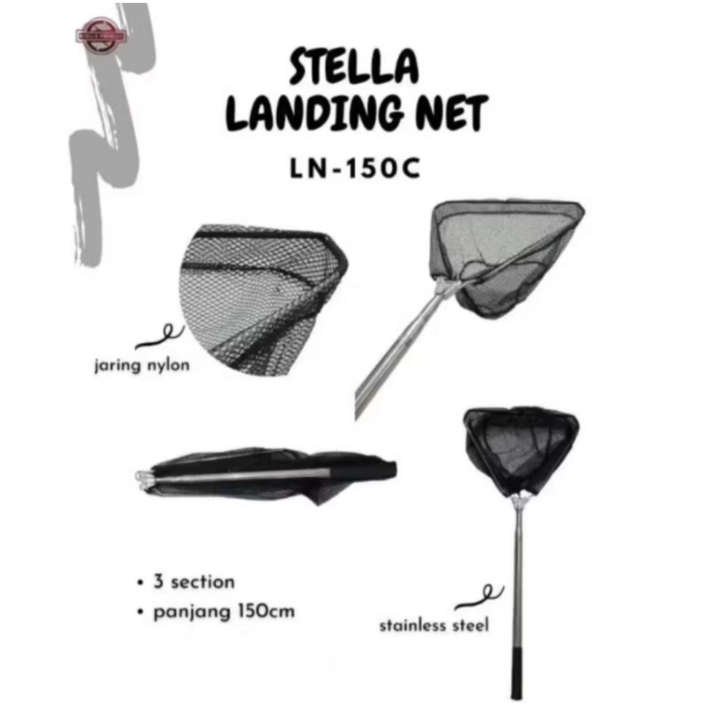 STELLA LANDING NET / SEROK IKAN LIPAT ZOOM